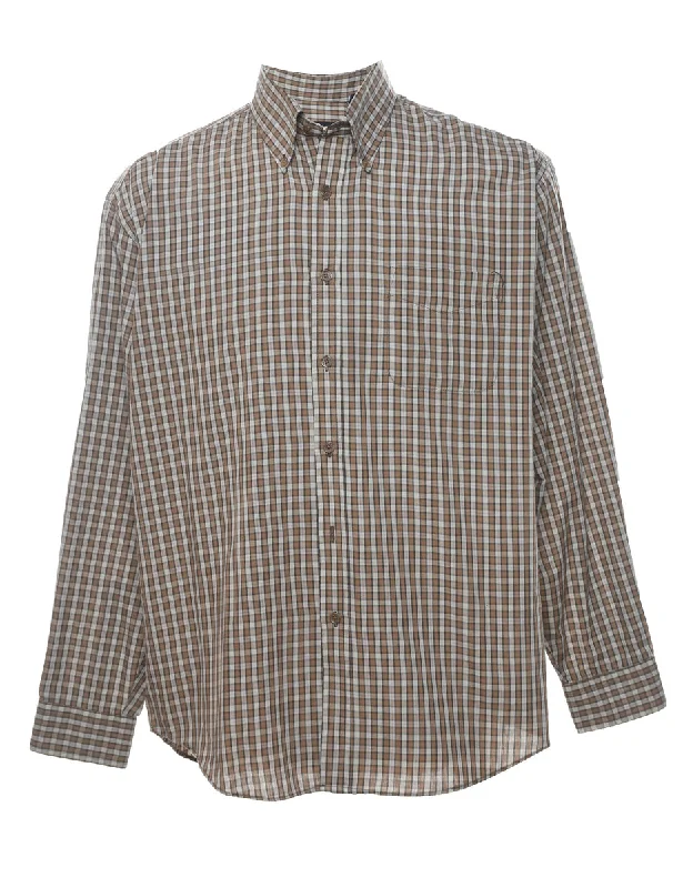 Van Heusen Checked Shirt - M