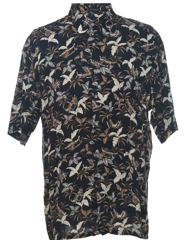 Van Heusen Hawaiian Shirt - L