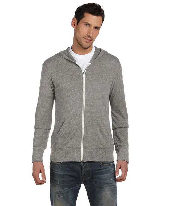 Artist HoodiesAA1970 - Alternative Unisex Eco-Jersey™ Zip Hoodie T-Shirt | Eco Grey