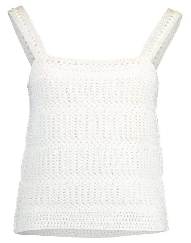 Optic White Crochet CamisoleCamisoleAura